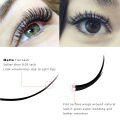 Qeelasee matte flat lashes split tips individual mink ellipse shaped natural light soft false ellipse eyelashes