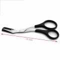 1PC 12.8cm Stainless Steel Eyebrow Trimmer Grooming Eyelash Thinning Shears Comb Face Hair Scissor Clip Cosmetic Makeup Tool