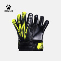 KELME Kids Men Goalie Soccer Goalkeeper Gloves Thicken Full Latex Foam Professional Training Football Gloves 5 Finger Save Guard