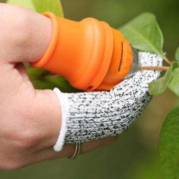 Fruit and Vegetable Picking Potted Plants Trim Silicone Thumb Knife Portable Garden Finger Cutter Tools