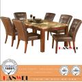 Stone Top Oak Dining Room Table