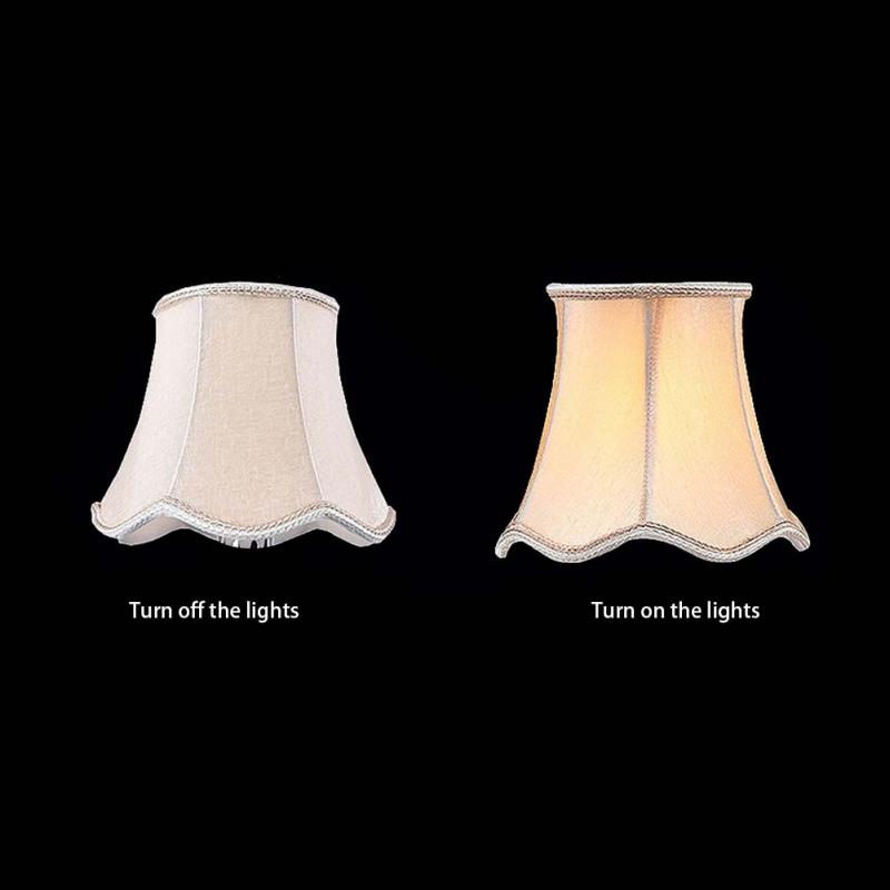 Classical Lampshade Crystal Candle Chandelier Special Lamp Cover Exquisite Cloth Covers E14 Lamp Covering Cloth Shade