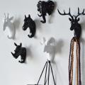Fashion Animal Shaped Hooks Deer Stags Rhino Horse Decor Hanger For Hat Holder Home Head Coat Giraffe Hook Elephant Wall Ra U8W1