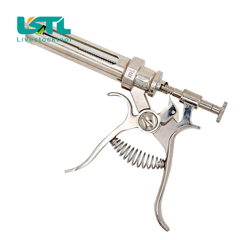 Automatic Livestock Continuos Injection Veterinary 10ml 20ml 30ml 50ml Farm Animal Pig Chicken Cow Metal Poultry Veterinary Tool