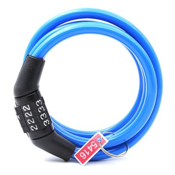 Universal Anti-Theft Bicycle Lock Battery Car Clothing Lock Mountain Bike Chain Lock Cable Lock Fixed Password