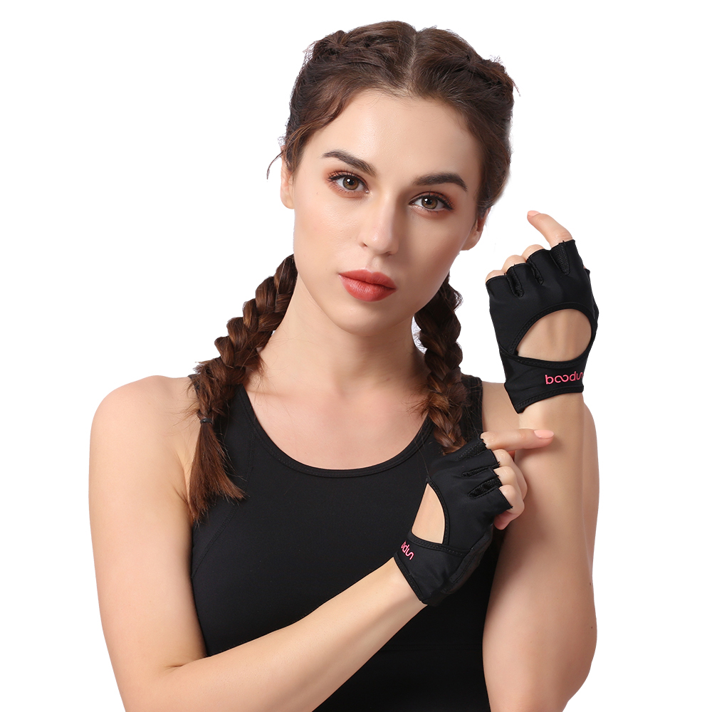 Boodun Gym Gloves Training Fitness Gloves Sports Weight Lifting Exercise Slip-Resistant Gloves For Women Yoga Gloves
