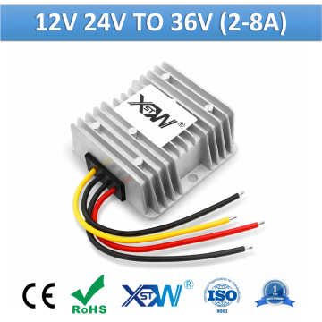 XWST Non Isolated DC DC 12v 24v to 36v 2A 3A 4A 5A 7A 8A Step Up Boost Power Supply Converter 36vdc Voltage Regulator