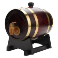 1.5L/3L/5L/10L Vintage Wood Oak Timber Wine Barrel for Beer Whiskey Rum Port Oversea Warehouse Fast Shipping