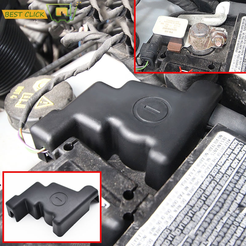 For Volkswagen VW Tiguan Touran MK2 Teramont Atlas 2016-2018 Battery Anode Negative Electrode Protector Terminal Cover Knob Ring