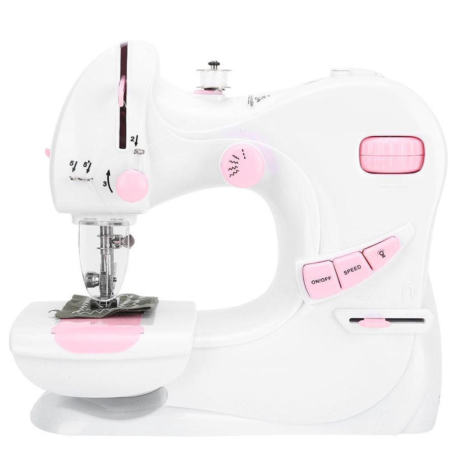 Electric Sewing Machine Mini Portable Multi-Function Household Embroidery Tool Crafts 100-240V Sewing Machine