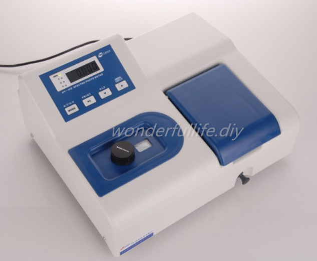 Visible Spectrometer Laboratory Spectrophotometer 220V 320-1020 nm 722N