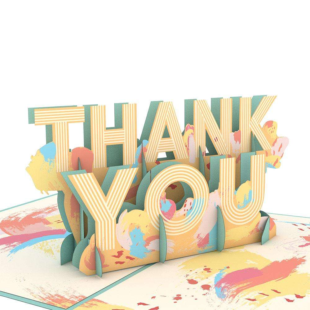 Creative 3D Pop-up Card with Personalized Thank You Message