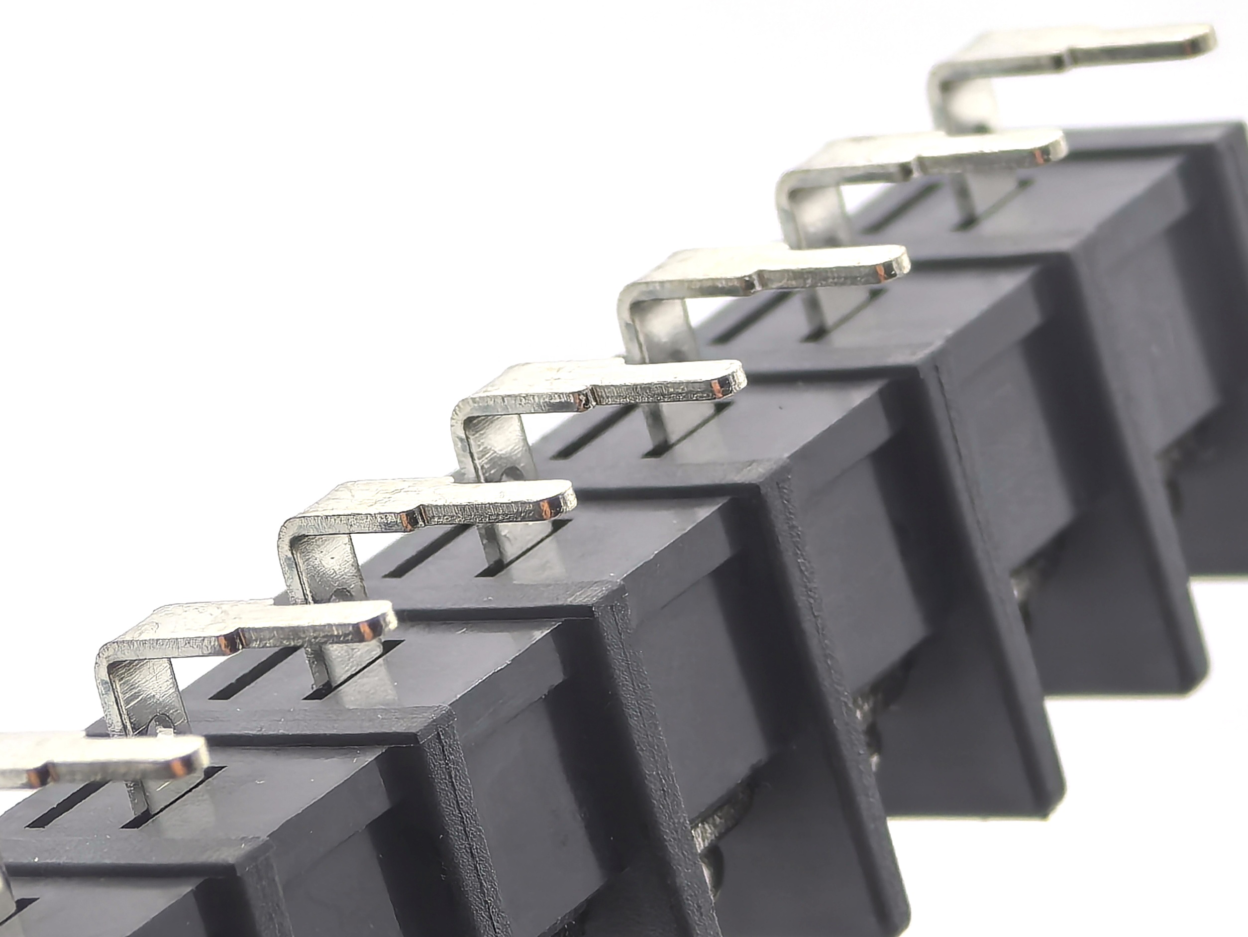 9.5mm barrier terminal blocks black