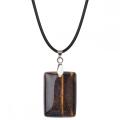 Opalite 25x35mm Rectangle Stone Pendant Necklace for women Men