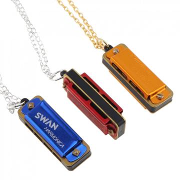 1pcs Mini 4 Hole 8 Tone Necklace Harmonica