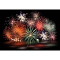 Mehofond Happy New Year Fireworks Firecrackers Photo Background Celebration Party Birthday Photography Backdrops Photo Studio