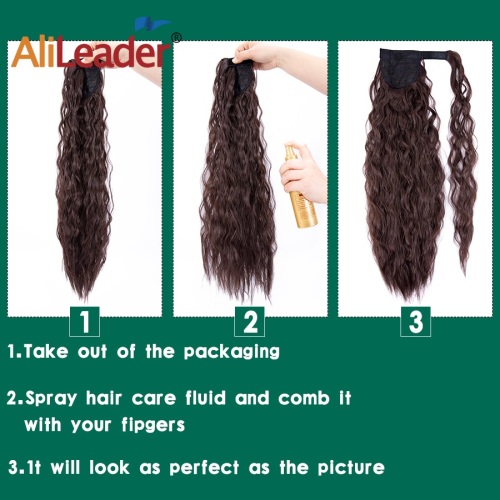 Corn Wavy Wrap Around Hairpiece Synthetic Ponytail Supplier, Supply Various Corn Wavy Wrap Around Hairpiece Synthetic Ponytail of High Quality