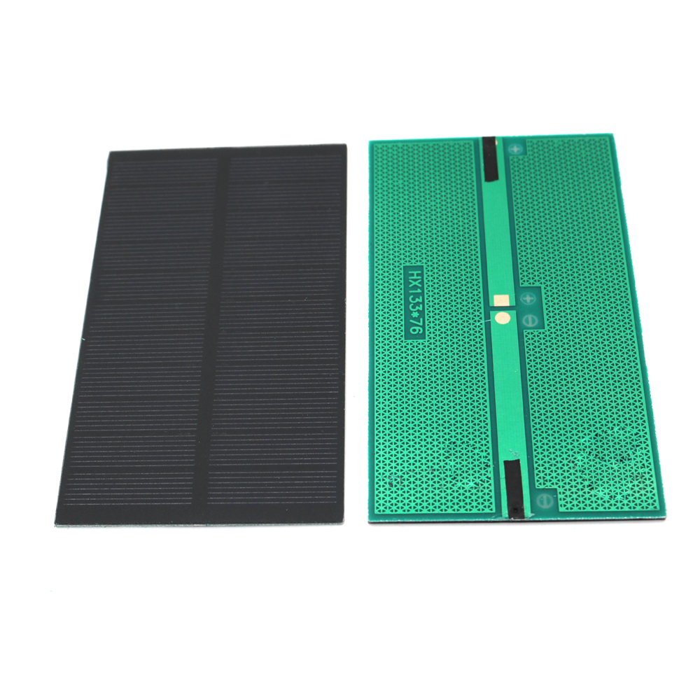 Solar Cell 5.5V 1.65W 300mA Output Polycrystalline Solar Panel 5V 300mA Charge Regulators Solar Module Outdoor DIY 3.7V Battery