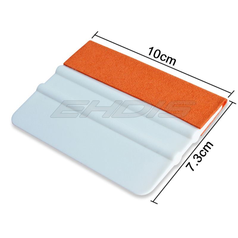 EHDIS White Soft Suede Felt Edge Squeegee Vinyl Film Wrapping Car Cleaning Plastic Scraper Covering Wall Paper Window Tints Tool