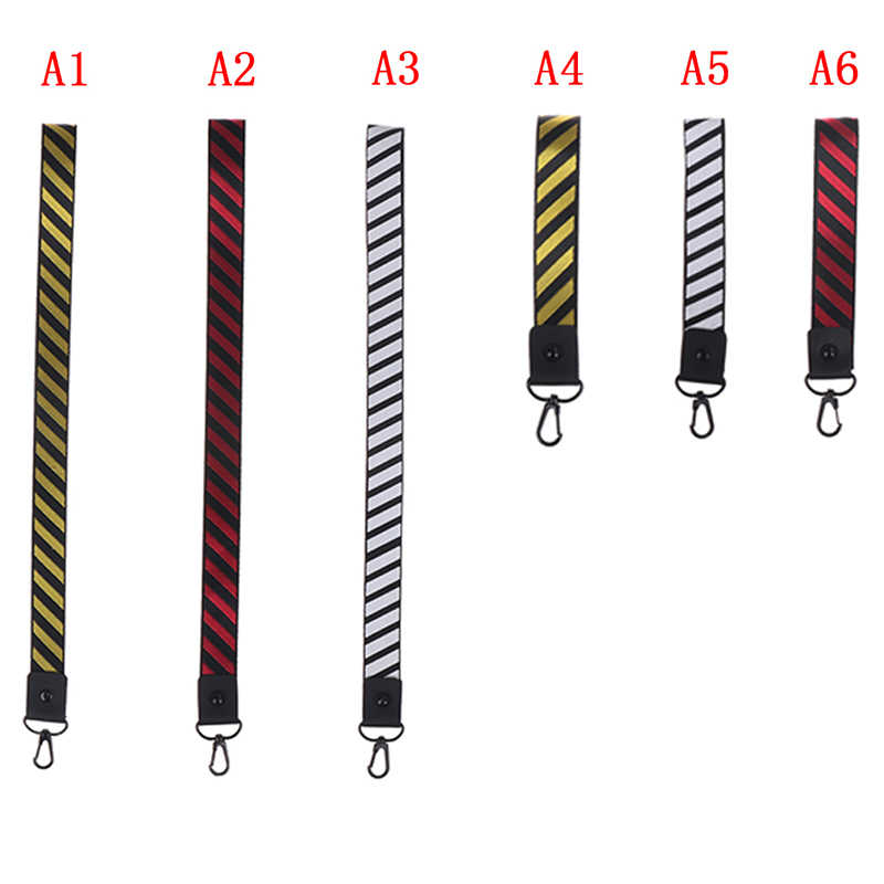 ID Card Phone Straps for iPhone Hang Rope Stripe Pattern Fashion US Japan Street Brand Stripe Lanyard Wrist Neck Strap for keys