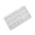 White Silicone Geometric Cube Squared Brownie Chiffon Cake Molds Mousse Cake Mould Baking Dessert DIY Bakeware Maker Cakes Tools