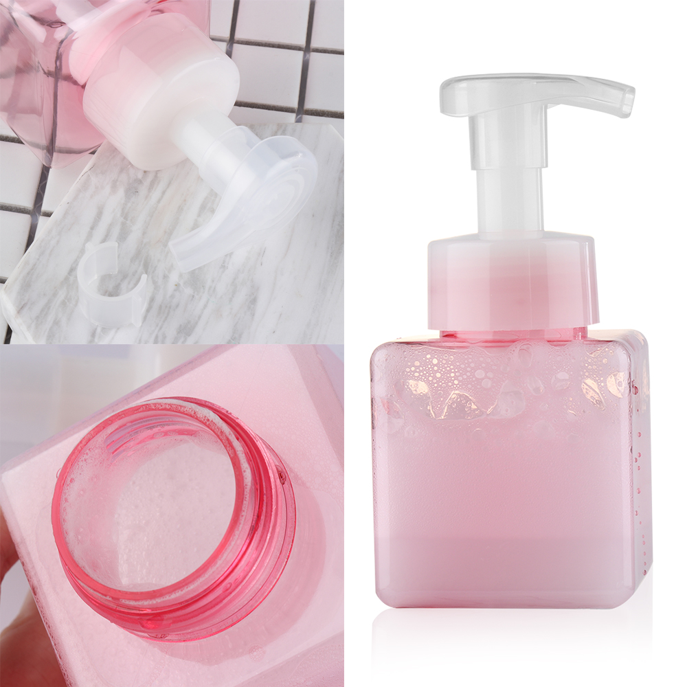 1PC 250ml Foaming Bottle Froth Pump Soap Mousses Liquid Dispenser Foam Bottles With Cap Plastic Shampoo Lotion Bottling