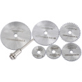 7pcs set Mini HSS Circular Saw Blade Rotary Tool For Dremel Metal Cutter Power Tool Set Wood Cutting Discs Drill