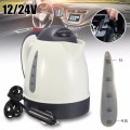 1000ml 304 Stainless Steel Car kettle Portable Auto Car Water Heater Warmer Travel Mains Kettle 12V/24V for Coffee Hot Tea