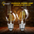 TSLEEN 10Pcs Retro Vintage LED Edison Bulb E27 LED Filament Light 220V 110V Clear Glass Bulb Lamp 4W 8W 12W 16W Energy Saving