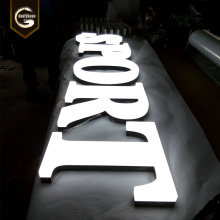 Architectural Full Lit LED Letters with Epoxy Resin Face