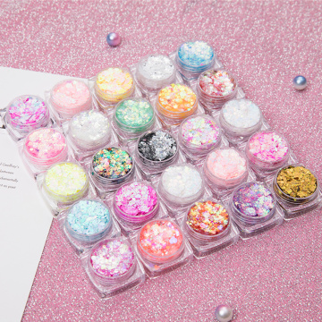 24 Color Glitter Shimmer Face Jewels Pigment Body Face Eye Glitter Sequin Gel Cream Eye Shiny Skinface Sequin Body Glitter