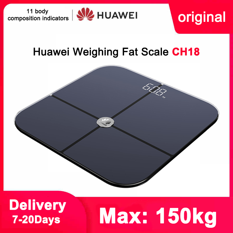HUAWEI Smart Scales Floor Body Weight Electronic Scale Bluetooth 4.1 Switch Power Save LED Display Fitness Yoga Tools Scale