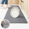 Anti Fatigue Kitchen Mat Diamond Weave Non-Skid Faux Leather Waterproof Rugs Dropshipping