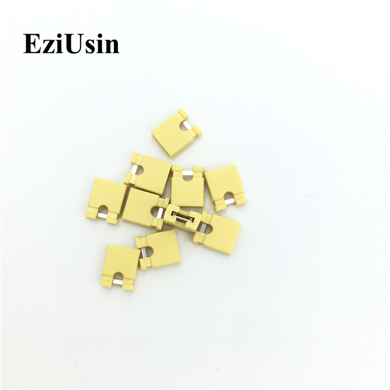 EziUsin Colorful Pin Header Standard Computer Jumper Blocks Connector 2.54 mm 3 1/2 Hard Disk Drive Motherboard Expansion Card