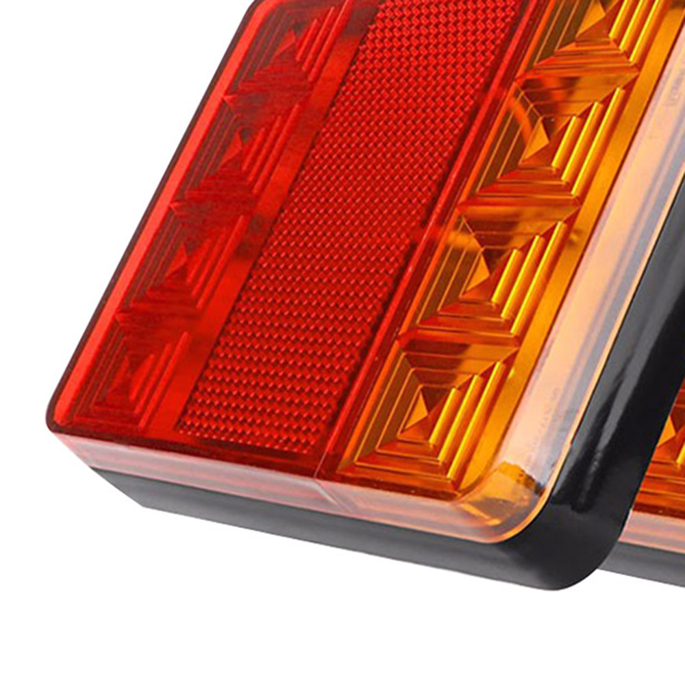 1pcs Car 12V 8LED Trailer Tail Light Left And Right Taillight Truck Car Van Lamp IP65 Waterproof Trailer Taillight