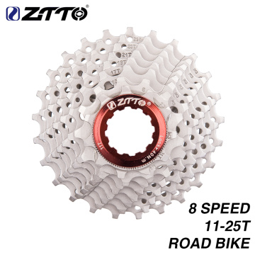 ZTTO 8s 11-25T Cassette Freewheel Road Bike Bicycle Parts 16s 24s 8 Speed Sprocket Compatible