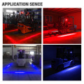 DERI forklift Led Point Light 18 W Red Blue Zone Danger Area warning light Warehouse Fork Truck System safty led work lights