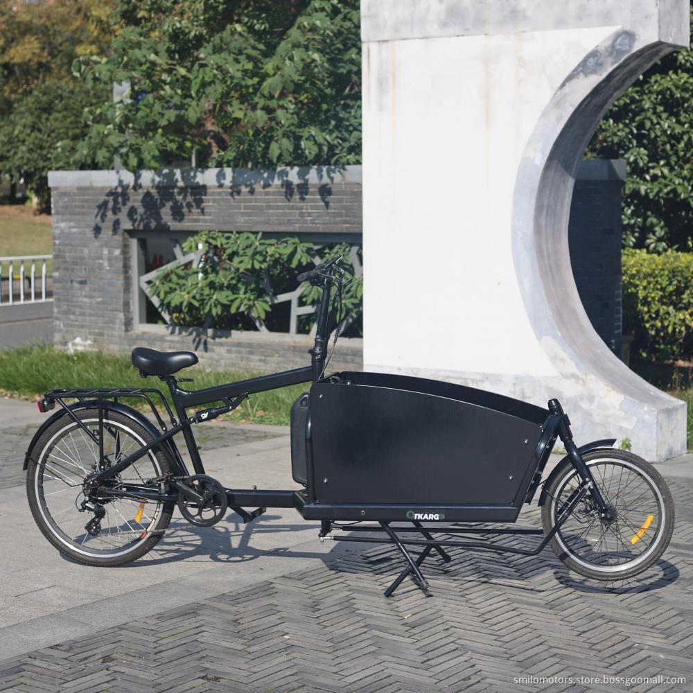 250W bicycle with back damper cargo bike Otkargo