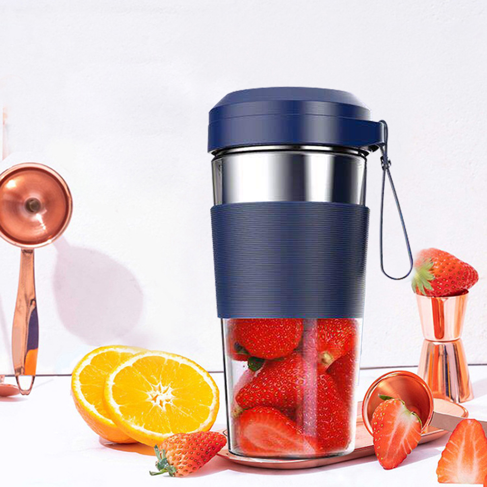 350ml USB Electric Fruit Juicer Handheld Smoothie Maker Blender Stirring Rechargeable Portable Juice Cup Water Bottle