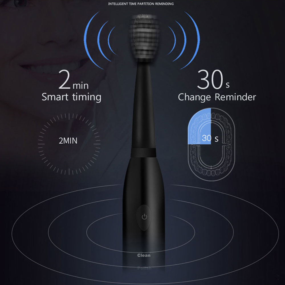 Sonic Electric Toothbrush USB Charge Rechargeable Smart Chip Toothbrush Replacement Heads Teeth Whitening bamboo Tooth brush
