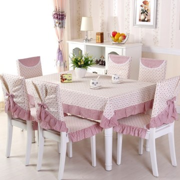 Printing Tablecloth Dining Chair Cover Quality Cotton Linen Seat Chair Cushion Kitchen Table Cloth Home Decor Pastoral Style