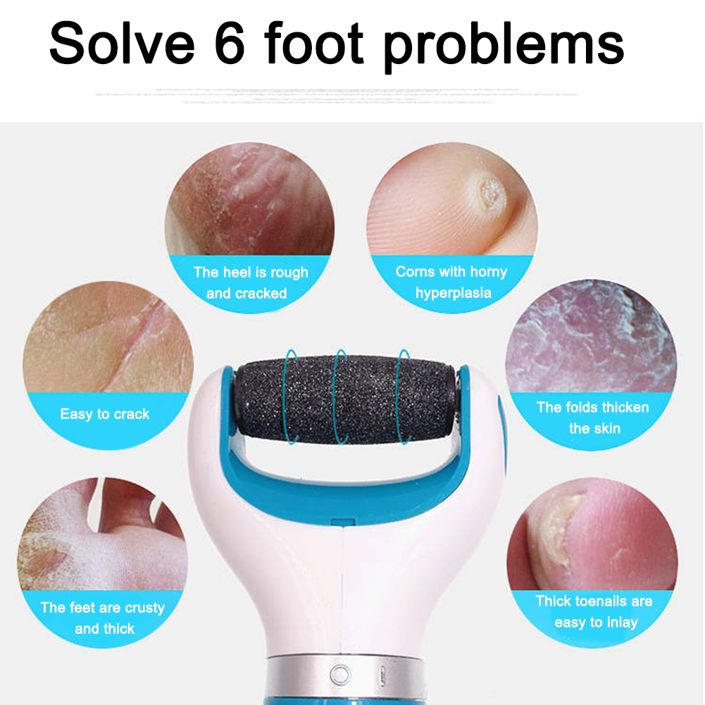 Multifunctional Electric Foot Grinder Foot Grinding Machine Exfoliating Dead Skin Callus Remover Foot Care Pedicure Device Hot