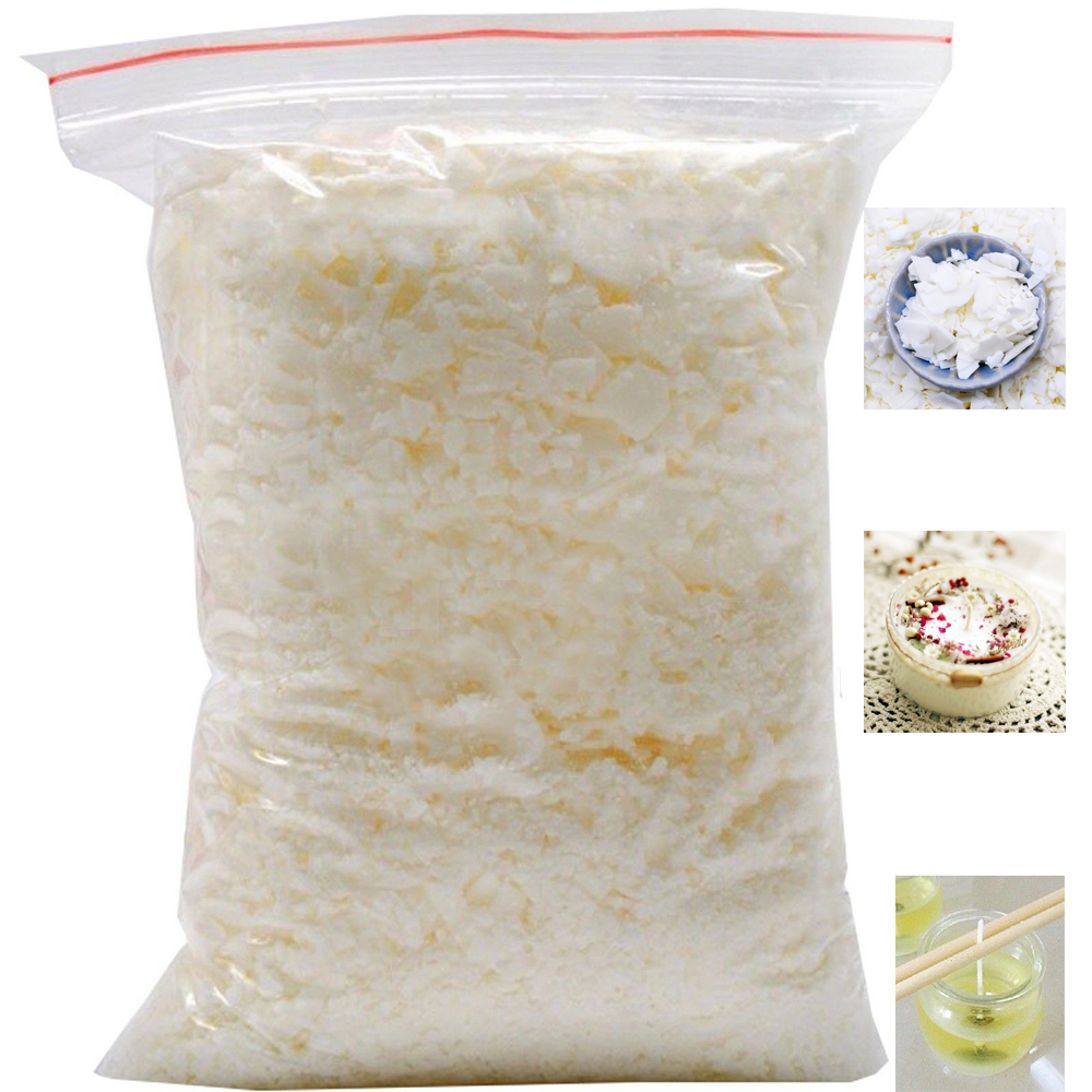 100g/Bag High Quality Candle Making Raw Material Soy Wax Flakes Smokeless Natural Supplies Handmade Gift for DIY Scented Candle