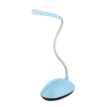 Fashion Ultra-bright Wind LED Desk Light Economic AAA Battery Operated Book Reading Lamp with Flexible Tube PY-X7188