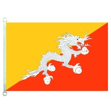 90*150CM Bhutan national flag 100% polyster Bhutan banner