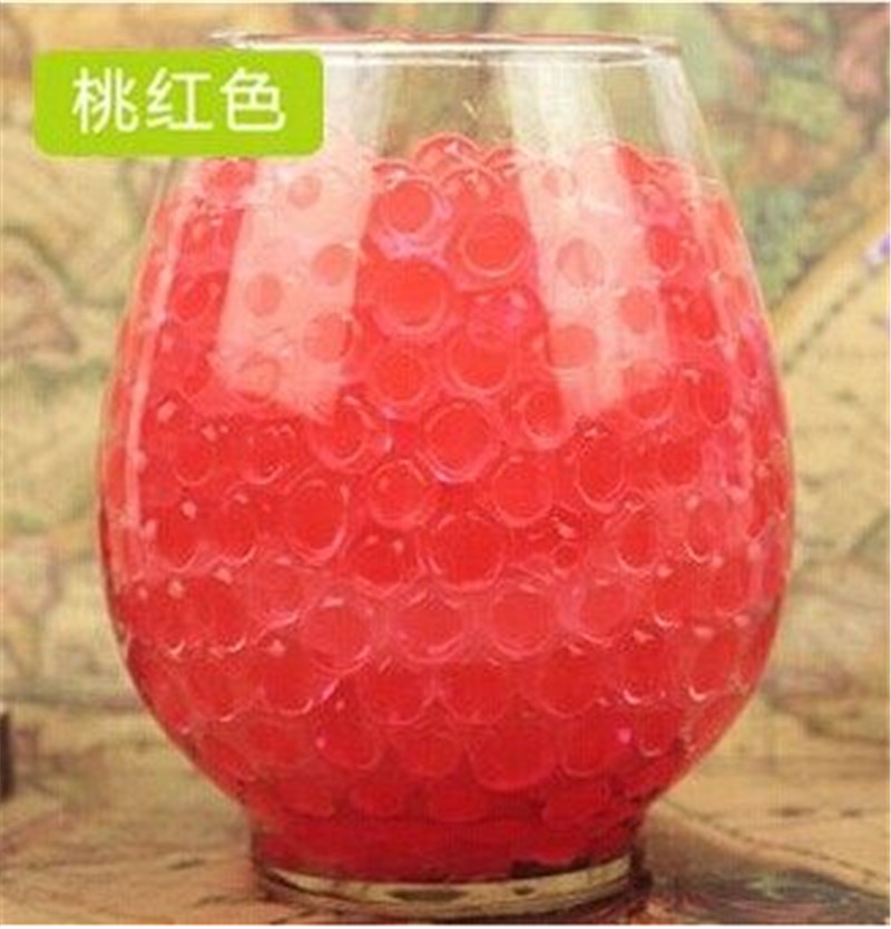 100 Pcs/set Crystal Mud10g Hydrogel Crystal Soil Outdoor Water Beads Vase Soil Grow Magic Balls Kid's Toy Home Decoration