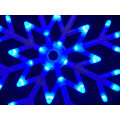 40led Snowflakes LED fairy String Light snow flake rope light motif Christmas Xmas tree Lights Bracket decoration 220V-BLUE