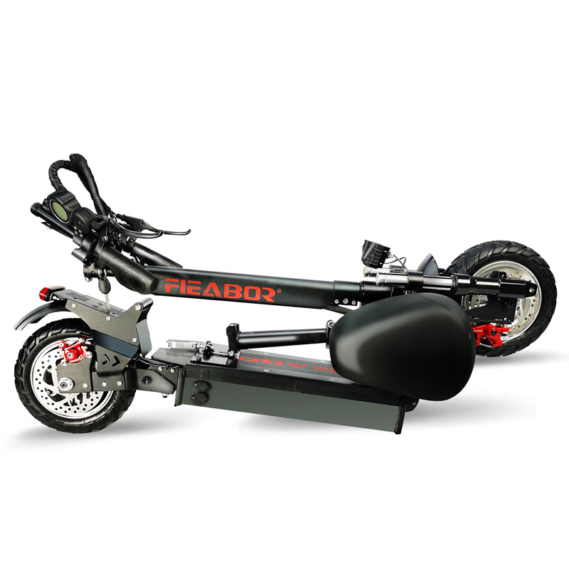 [EU Direct] Folding Electric Scooter 48V 60V 1200W 2400W Smart EScooter Skateboard Longboard Vacuum Tire 50KM/H 75KM/H Max Speed