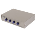 4 Port A B Manual Network Sharing Switch Box 4In1 1In4 RJ45 Ethernet Switcher 100M 4-port network interface switcher