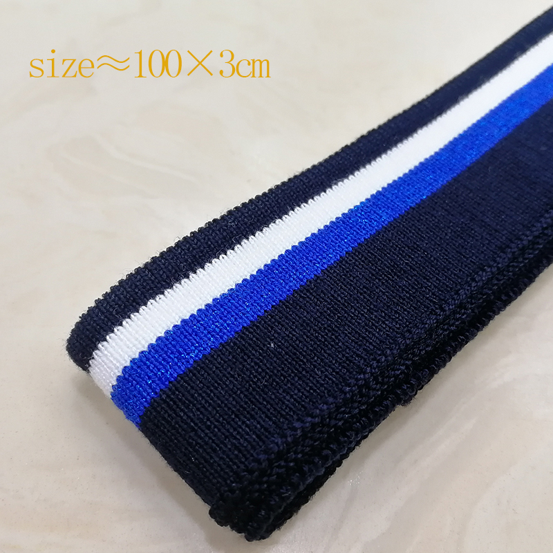 JIETAI Strip Colorful Mercerized cotton Knitted Soft Rib Fabric Quilting Telas Tissu DIY Cloth Accessories Collar for Sewing